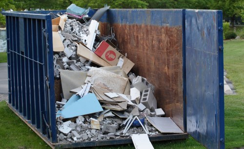Mayfair community with clean streets and professional waste removal service